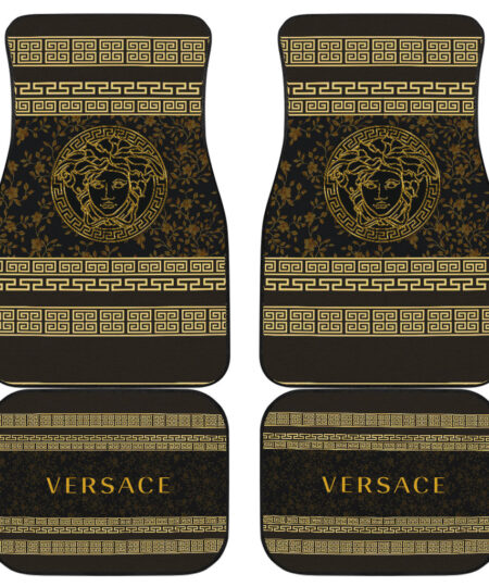 Versace Symbol Car Floor Mats Fashion Car Accessories Custom For Fans AA22122802
