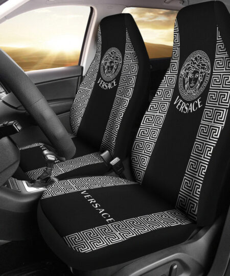 Versace Symbol Car Seat Covers Fashion Car Accessories Custom For Fans