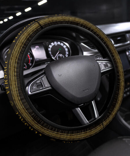 Versace Symbol Steering Wheel Cover Fashion Car Accessories Custom For Fans AA22122801