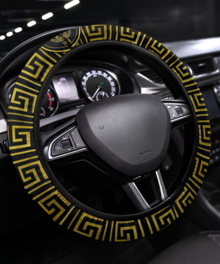 Versace Symbol Steering Wheel Cover Fashion Car Accessories Custom For Fans AA22122803
