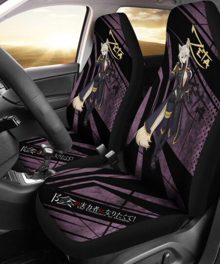 Zeta Kage No Jitsuryokusha The Eminence In Shadow Anime Car Seat Covers Anime Car Accessories Custom For Fans AA22121403